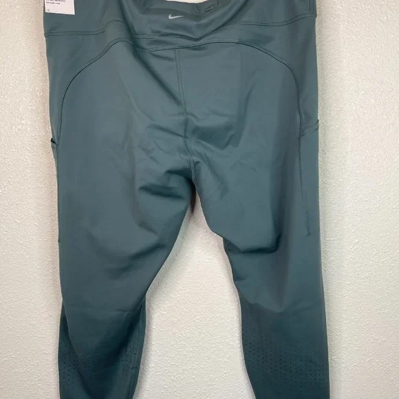 New WOMEN'S NIKE EPIC LUX RUNNING TIGHTS Size 3X Hasta Green - Picture 8 of 8